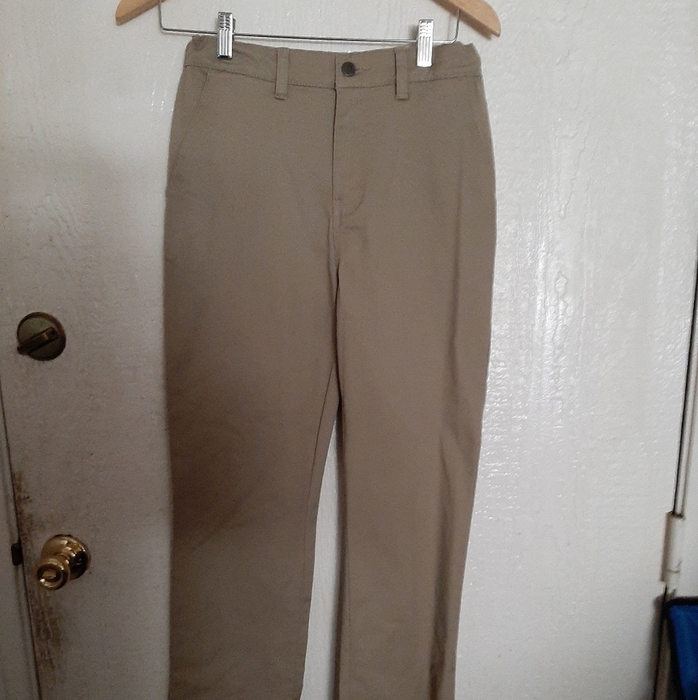 New Boys Tan chino pants size 16